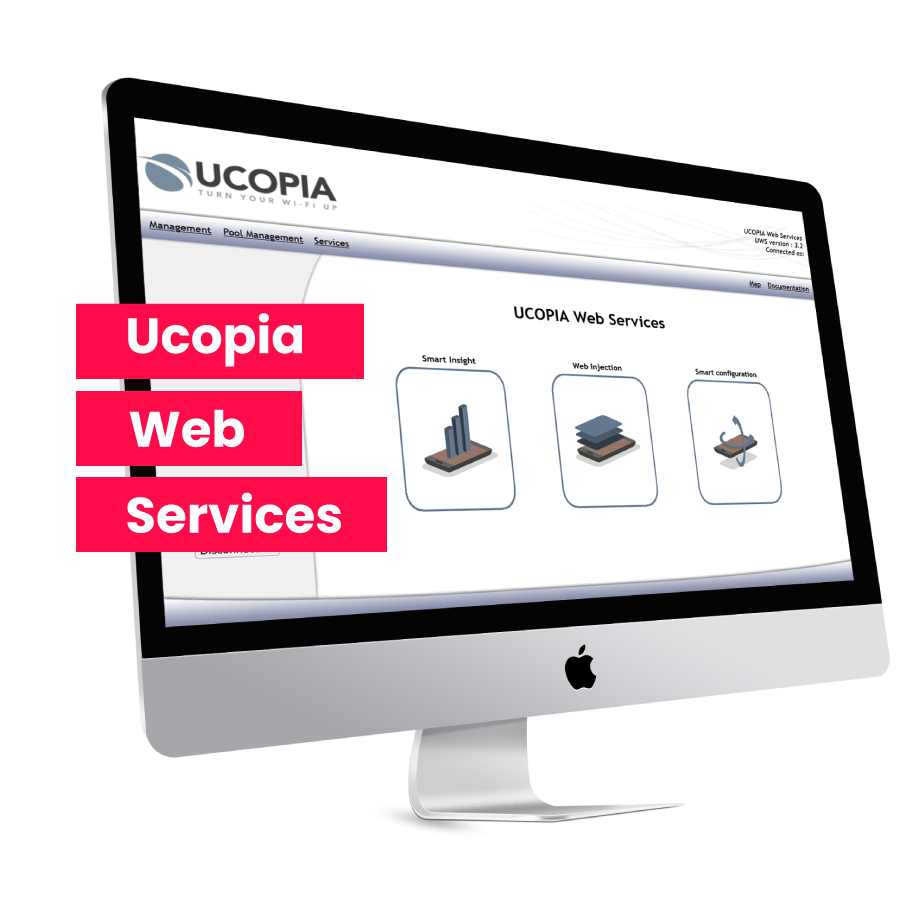 mockup plateforme ucopia web service sur un ordinateur